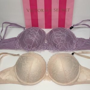 NEW ❤️BUNDLE VICTORIA SECRET PUSH-UP  /Strapless
